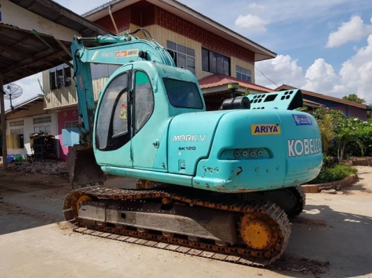 ขาย 560,000 KOBELCO sk 120-5 ไฟฟ้าครบ เครื่องปั้มดี โซ่ช่วงล่างเต็ม บูมอาร์มสวย เอกสารใบอินวอยท์ รถสวยพร้อมใช้งาน รถอยู่ นครปฐม 090-772-3710 090-772-3708