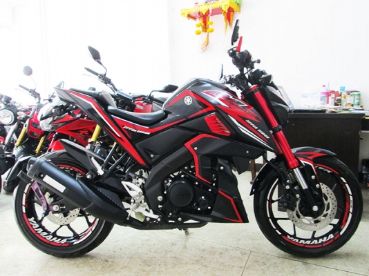 (โอนฟรี) ขาย Yamaha M-Slaz ไมล์แท้ 5166 กม ปี 2017 แต่งสภาพหล่อๆ เครืิ่องแน่ๆ