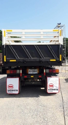 ลูกพ่วงดัมพ์สามมิตร 3 เพลาแท้ ปี 56 ยางดี พร้อมใช้งาน ทะเบียนพร้อมโอน