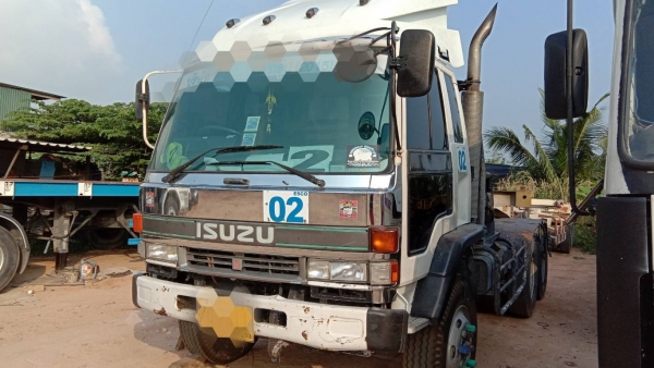 10ล้อหัวลาก2เพลา Isuzu Rock Fxz23KFy ใส่เครื่อง 6SD1-320แรงม้า เกียร์ฟูลเลอร์ 10ล้อหัวลาก2เพลา Isuzu Rock Fxz23KFy ใส่เครื่อง 6SD1-320แรงม้า เกียร์ฟูลเลอร์