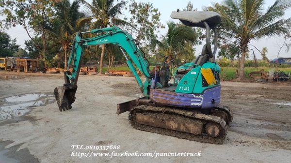 รถขุด MINI. EXCAVATOR KOMATSU PC30FR-1 /คอนโทรลน้ำมัน /ปั๊มนิ้ว/แทรคเหล็ก /พร้อมใช้งาน /ราคาเพียง 220,000 บาท