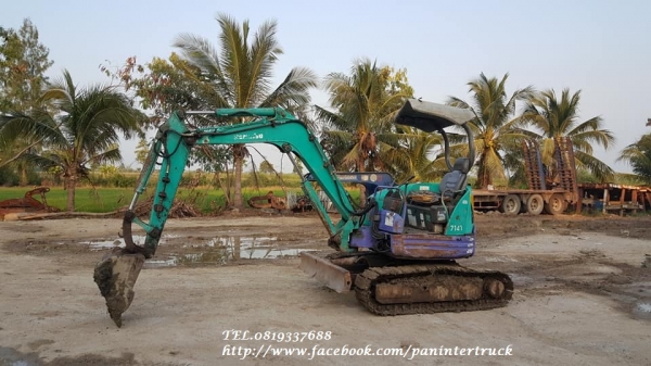 รถขุด MINI. EXCAVATOR KOMATSU PC30FR-1 /คอนโทรลน้ำมัน /ปั๊มนิ้ว/แทรคเหล็ก /พร้อมใช้งาน /ราคาเพียง 220,000 บาท