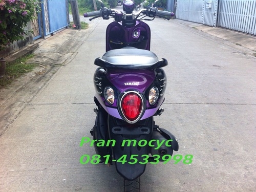 ขายyamaha finoสีม่วงดำ ปี2555