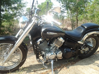 ขาย dragstar 400 custom เก็บงานแล้วสภาพสวยๆเหมือนใหม่ทะเบียนพร้อม