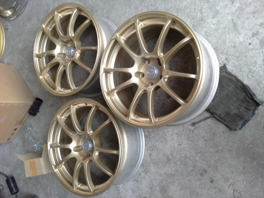 ขายล้อAdvan RZขอบ18 หน้า8หลัง9 งานเนียนๆ  14800.- ครับ