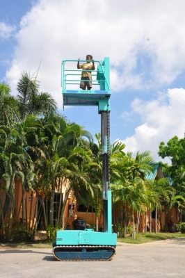 ขาย MANLIFTกระเช้า(ไฟฟ้า)สูง4เมตร นำเข้าจากญี่ปุ่นยังไม่เคยใช้งานในไทย ขายถูก58,000เท่านั้น