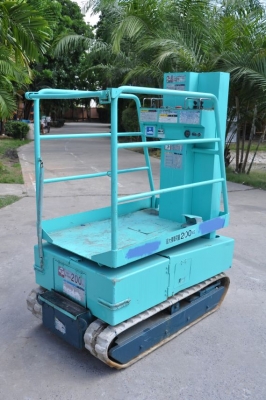 ขาย MANLIFTกระเช้า(ไฟฟ้า)สูง4เมตร นำเข้าจากญี่ปุ่นยังไม่เคยใช้งานในไทย ขายถูก58,000เท่านั้น