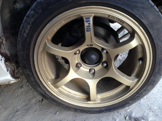 แม็กซ์ RG-D  เจแปนเรสซิ่ง 8น้ิว พร้อมยาง บริสโตน 1ชุด 6รู ขอบ17