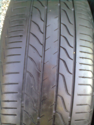 ขายยางพร้อมแม็ก HONDA ยางMICHELIN 195/65R15 ยางปี 10 จำนวน 1 ชุด