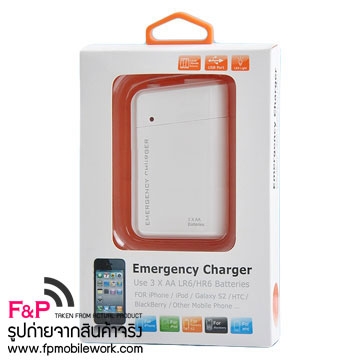 ขายที่ชาร์ตฉุกเฉินราคาถูก แบตเตอรี่เสริมมือถือใส่ถ่านAA3ก้อน