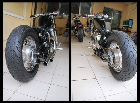 ขาย HONDA STEED 400 ปี 95 INV. แต่ง BOBBER ล้อหน้าโต โหลดเตี้ย