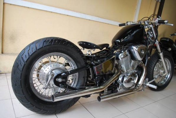 ขาย HONDA STEED 400 ปี 95 INV. แต่ง BOBBER ล้อหน้าโต โหลดเตี้ย