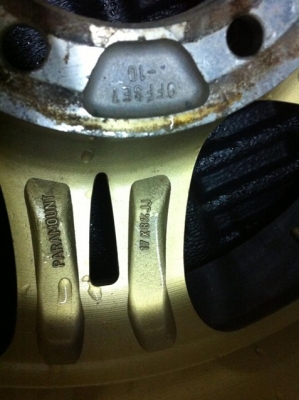 ล้อนอก speed line 17x8.5 ออฟ-10 4 วง เดิมๆ