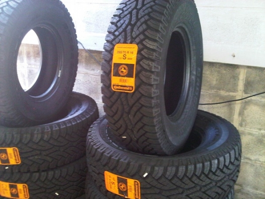 ยางใหม่ Continental รุ่น Conti Cross Contact AT 265-70 R16 ปี13