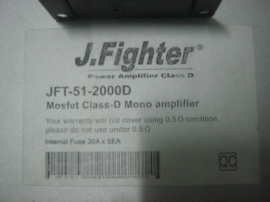ขาย เพาเวอร์ขับซัพ J.Firghter 2000D ราคาถูก