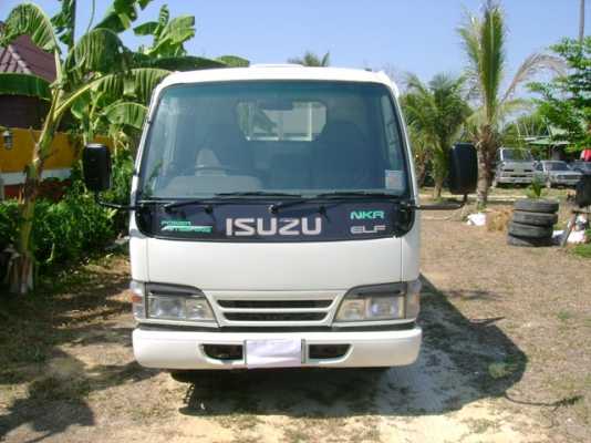 ISUZU NKR 69 E หัวการ์ตูนสูง เครื่อง 4HF1 120แรงม้า  บรรทุก 4 ล้อไม่ติดเวลา