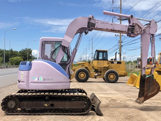 ขายรถขุด SUMITOMO SH75UX-2 คอนโทรลสั้น ปั๊มนิ้ว นำเข้าเองจากญี่ปุ่น สภาพสวยพร้อมใช้ มีVDOการทำงานครับ ขายรถขุด SUMITOMO SH75UX-2 คอนโทรลสั้น ปั๊มนิ้ว นำเข้าเองจากญี่ปุ่น สภาพสวยพร้อมใช้ มีVDOการทำงานครับ