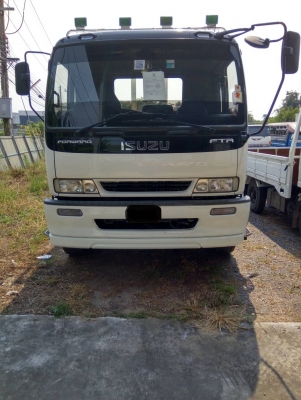 ขายรถ อีซูซุ 6 ล้อ FTR 200 แรง กระบะพื้นเรียบ มีรั้วข้าง