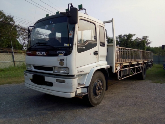 ขายรถ อีซูซุ 6 ล้อ FTR 200 แรง กระบะพื้นเรียบ มีรั้วข้าง
