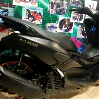 (ผ่อนได้) N Max 2018 สีดำด้าน สีเข้มอมตะ ลงล้อเล็ก 57900