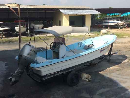ขายเรือ19ฟุต เครื่องhonda90