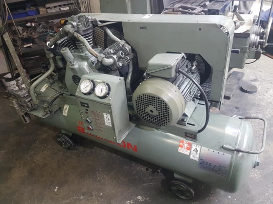 **ขายถูกๆ ปั้มลมมือสองจากญี่ปุ่น** HITACHI-BEBICON 10 แรง ทดสอบเรียบร้อย ทุกระบบทำงานได้ดีมากๆ นิ่งๆเงียบๆพร้อมใช้งานครับ **ขายถูกๆ ปั้มลมมือสองจากญี่ปุ่น** HITACHI-BEBICON 10 แรง ทดสอบเรียบร้อย ทุกระบบทำงานได้ดีมากๆ นิ่งๆเงียบๆพร้อมใช้งานครับ