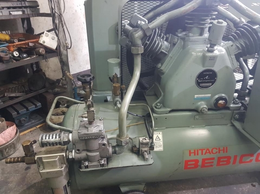 **ขายถูกๆ ปั้มลมมือสองจากญี่ปุ่น** HITACHI-BEBICON 10 แรง ทดสอบเรียบร้อย ทุกระบบทำงานได้ดีมากๆ นิ่งๆเงียบๆพร้อมใช้งานครับ **ขายถูกๆ ปั้มลมมือสองจากญี่ปุ่น** HITACHI-BEBICON 10 แรง ทดสอบเรียบร้อย ทุกระบบทำงานได้ดีมากๆ นิ่งๆเงียบๆพร้อมใช้งานครับ