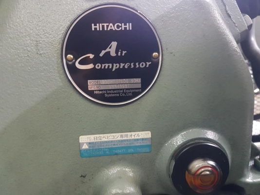 **ขายถูกๆ ปั้มลมมือสองจากญี่ปุ่น** HITACHI-BEBICON 10 แรง ทดสอบเรียบร้อย ทุกระบบทำงานได้ดีมากๆ นิ่งๆเงียบๆพร้อมใช้งานครับ **ขายถูกๆ ปั้มลมมือสองจากญี่ปุ่น** HITACHI-BEBICON 10 แรง ทดสอบเรียบร้อย ทุกระบบทำงานได้ดีมากๆ นิ่งๆเงียบๆพร้อมใช้งานครับ