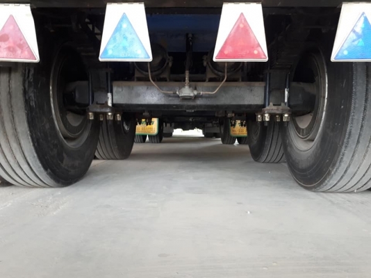 ลูกพ่วงดัมพ์ 3 เพลาแท้ ยาว 6.50 เมตร อู่รติภัทร #ยังไม่เคยใช้งาน ยางใหม่ พร้อมใช้งาน ทะเบียนเต็มเพิ่งต่อมา