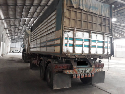 พ่วง 24 ล้อ ฮีโน่ ซี่รี่ 700 เครื่อง E13C 410 แรง (ยุโรป) กระบะมิเนียม - ดั้ม อู่ซุ๋นชัย แม่ยาว 6.60 เมตร ปี 56 ลูกยาว 6.80 เมตร ปี 59