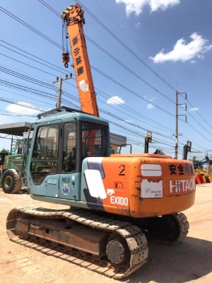 ขายรถเครน HITACHI EX100-3M (เครน 3 ตัน บูมยาว 18 เมตร) นำเข้าเองจากญี่ปุ่น สภาพสวยพร้อมใช้ มีVDOการทำงานครับ
