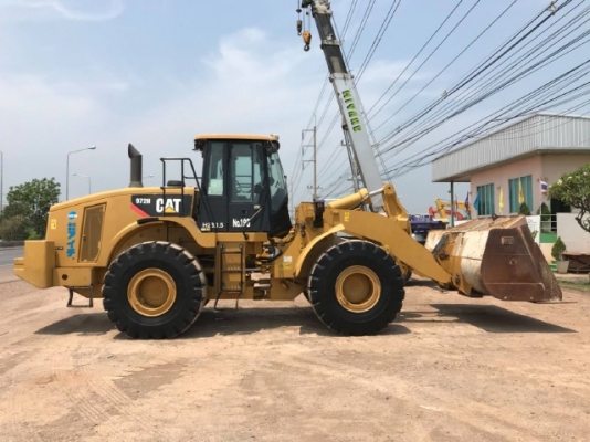 ขายรถตักล้อยาง CAT 972H ปี 2011 นำเข้าเองจากญี่ปุ่น สภาพสวยพร้อมใช้ มีVDOการทำงานครับ