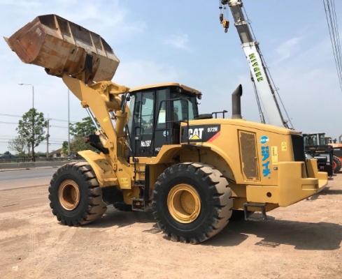 ขายรถตักล้อยาง CAT 972H ปี 2011 นำเข้าเองจากญี่ปุ่น สภาพสวยพร้อมใช้ มีVDOการทำงานครับ