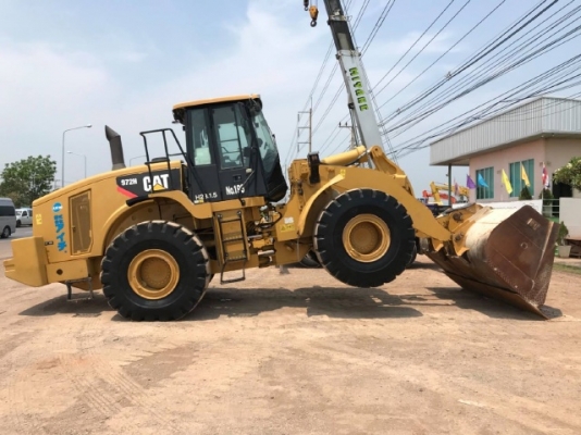ขายรถตักล้อยาง CAT 972H ปี 2011 นำเข้าเองจากญี่ปุ่น สภาพสวยพร้อมใช้ มีVDOการทำงานครับ