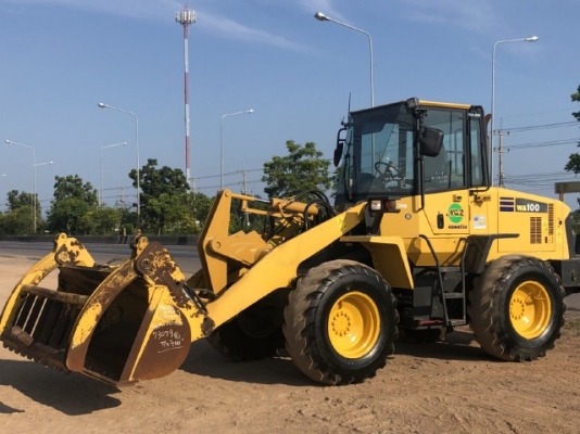 ขายรถตักล้อยาง KOMATSU WA100-5 แขนยาวพิเศษ นำเข้าเองจากญี่ปุ่น สภาพสวยพร้อมใช้ มีVDOการทำงานครับ