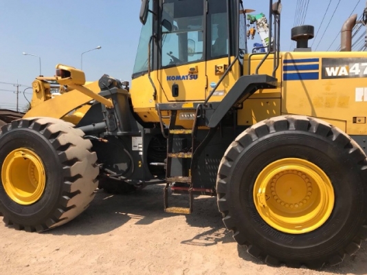 ขายรถตักล้อยาง KOMATSU WA470-6 ปี 2010 นำเข้าเองจากญี่ปุ่น สภาพสวยพร้อมใช้ มีVDOการทำงานครับ