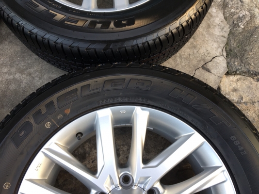 ล้อแม็กป้ายแดง ISUZU D-MAX 1.9 Blue Power ขอบ 18 รุ่นใหม่ล่าสุด พร้อมยางใหม่ป้ายแดง 255-60-18 Bridgestone ปลายปี 18 สวยกริ๊บ เนียนๆ ยกห้าง