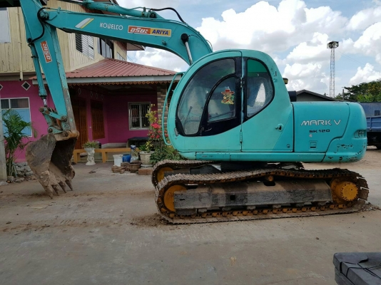 Kobelco mark5 SK120 ธรรมดา โซ่หนา เอวแน่น ไฟฟ้าครบ เอกสารอินวอยส์