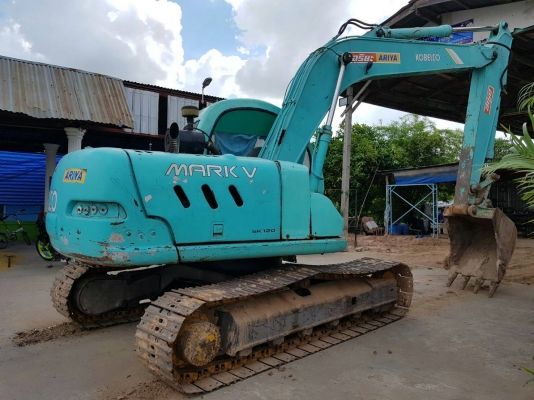 Kobelco mark5 SK120 ธรรมดา โซ่หนา เอวแน่น ไฟฟ้าครบ เอกสารอินวอยส์