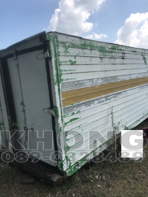 ขายด่วน ตู้แห้ง 3บาน ใส่6ล้อ คัชสี80 ยาว4.20 กว้าง2ม สูง2ม ขาย 22000 บาท