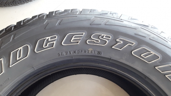 ยาง265/65/17 ปี2417 BRIDGESTONE DUELER AT 4 เส้น