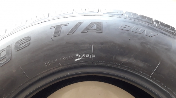 ยาง265/65/17 ปี18 BF Goodrich Advantage TA 4 เส้น