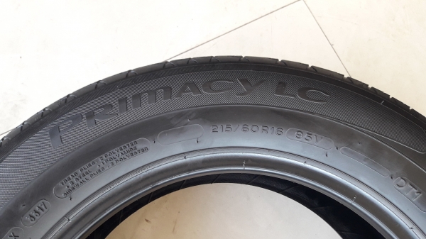 ยาง215/60/16 ปี17 MICHELIN PRIMACY LC 4 เส้น