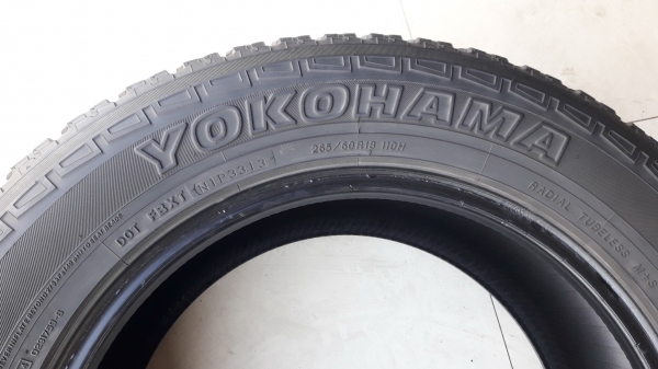 ยาง265/60/18 ปี13 YOKOHAMA GEOLANDAR AT-S 4 เส้น