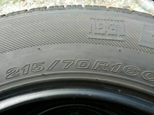 ขายยาง 215/70R16 NEXEN MADE IN KOREA ปี16 ดอกยางเต็มสวยสดเท่ากันทุกเส้น ชุดละ 2800 บาท พร้อมใส่ ถ่วง