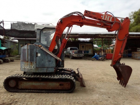 ขายรถขุดIHI IS-55UX เครื่องยนต์ ISUZU - 3AB1 ขนาด 3 สูบ คอนโทรลน้ำมัน ปั้มนิ้ว แทรคยาง มีใบมีด รถเก่านอก มีเอกสาร
