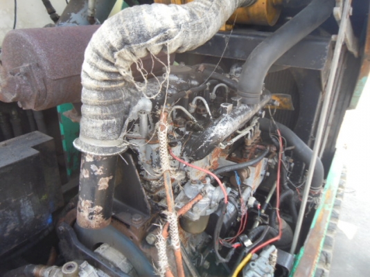 ขายรถขุดHANIX SB550 เครื่องยนต์ MITSUBISHI-K4M คอนโทรลน้ำมัน ปั๊มเฟือง 3ตอน มีลายเจาะ ใบมีด แทรคยาง รถเก่านอกมีเอกสาร