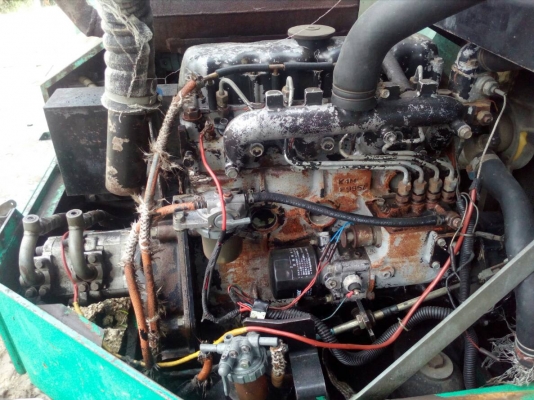 ขายรถขุดHANIX SB550 เครื่องยนต์ MITSUBISHI-K4M คอนโทรลน้ำมัน ปั๊มเฟือง 3ตอน มีลายเจาะ ใบมีด แทรคยาง รถเก่านอกมีเอกสาร