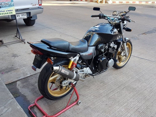 ขายแลกเทิร์น HONDA CB400 TECH2 ปี2004 ท่อแต่ง กันล้ม ปั๊มบนแต่ง กระจกแต่ง อินวอยส์ สรรพสามิตร ราคา 6