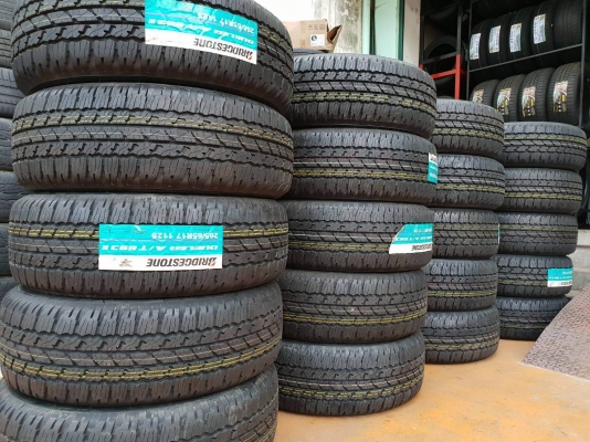 ขายยางใหม่ BRIDGESTONE DUELER A/T 693III 265-65-17 ปี17 ชุดละ 14,000 บาท